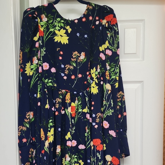 Pomander Place Dresses & Skirts - Pomander Place Navy Floral Mini Dress